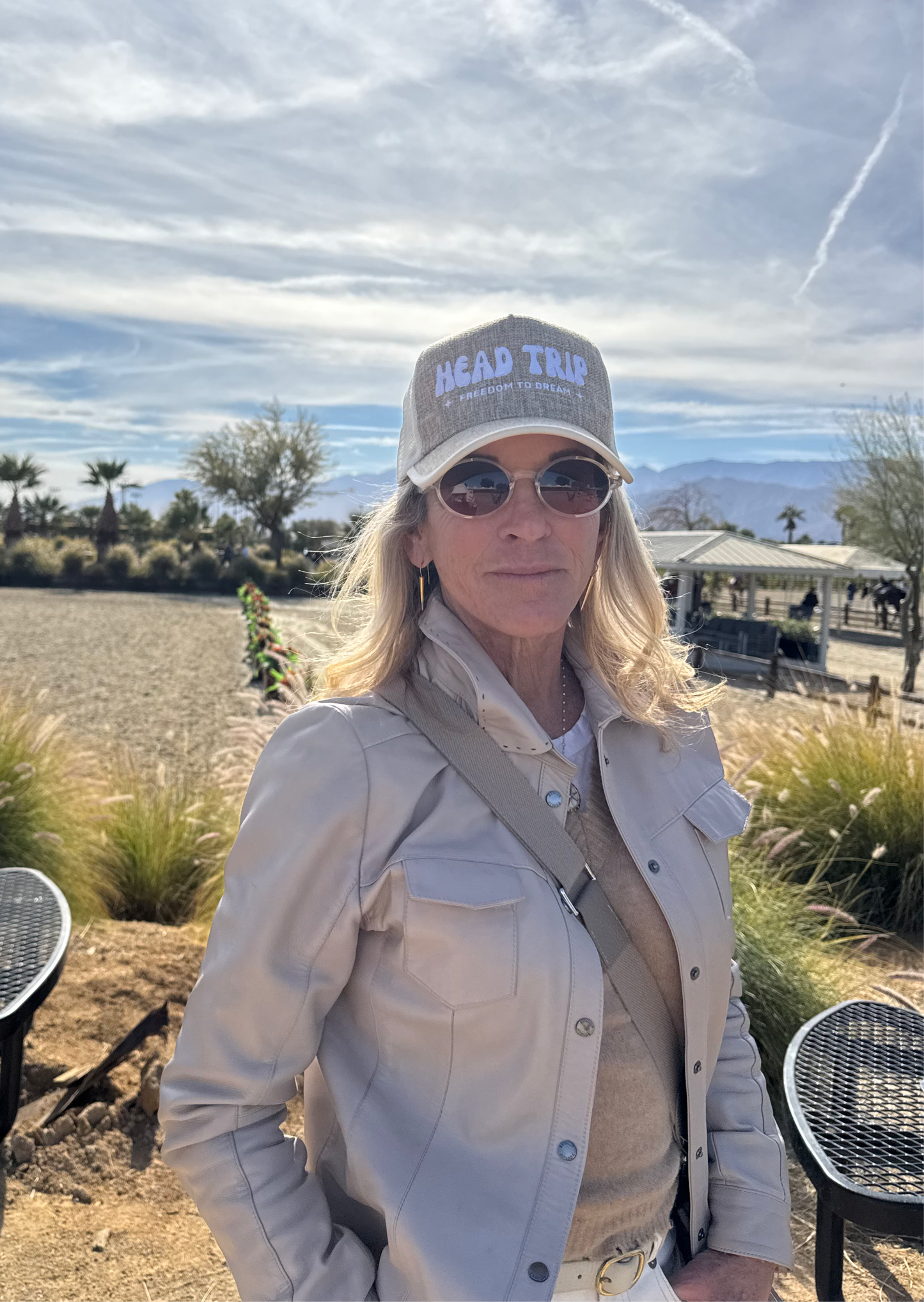 Pam's Head Trip Trucker Hat