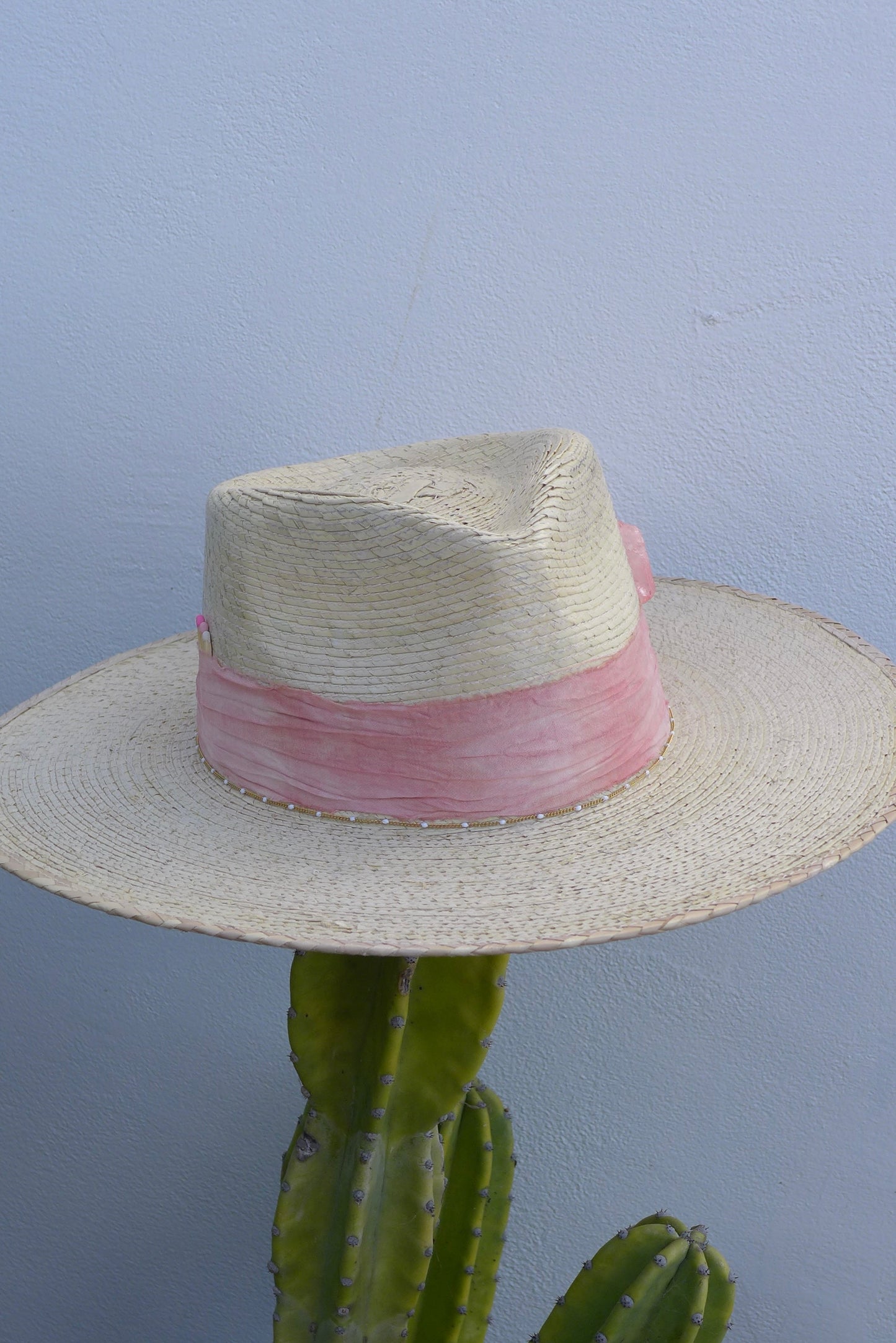 Baby Pink Crystal Rancher Hat