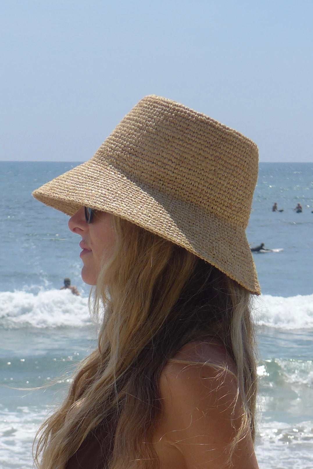 Seaside Raffia Bucket Hat