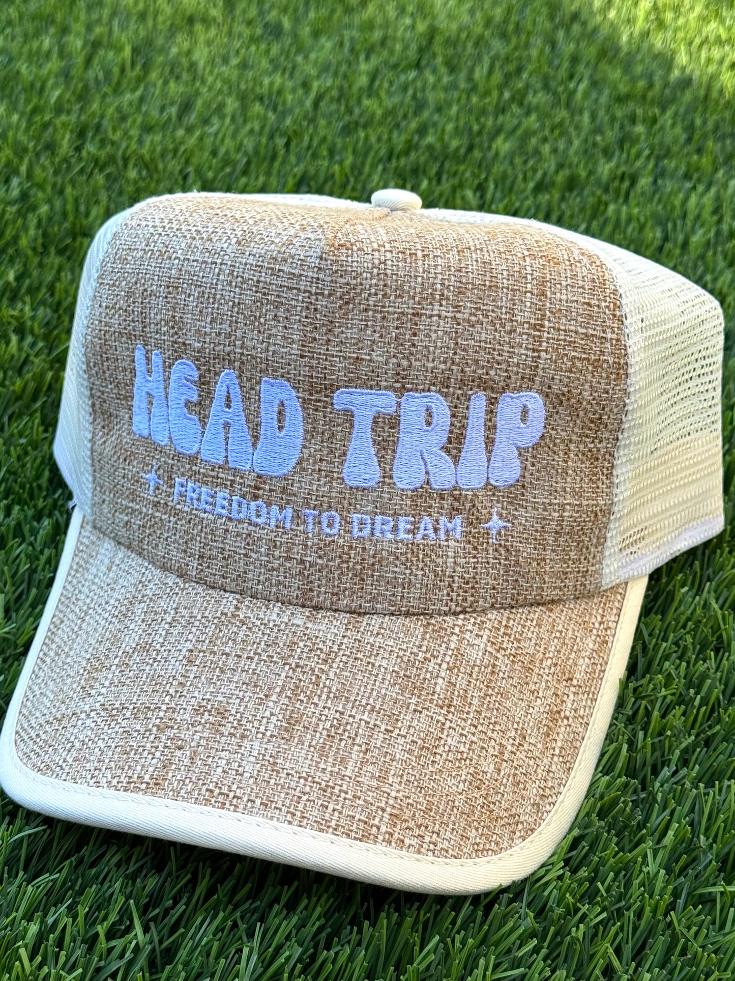 Pam's Head Trip Trucker Hat