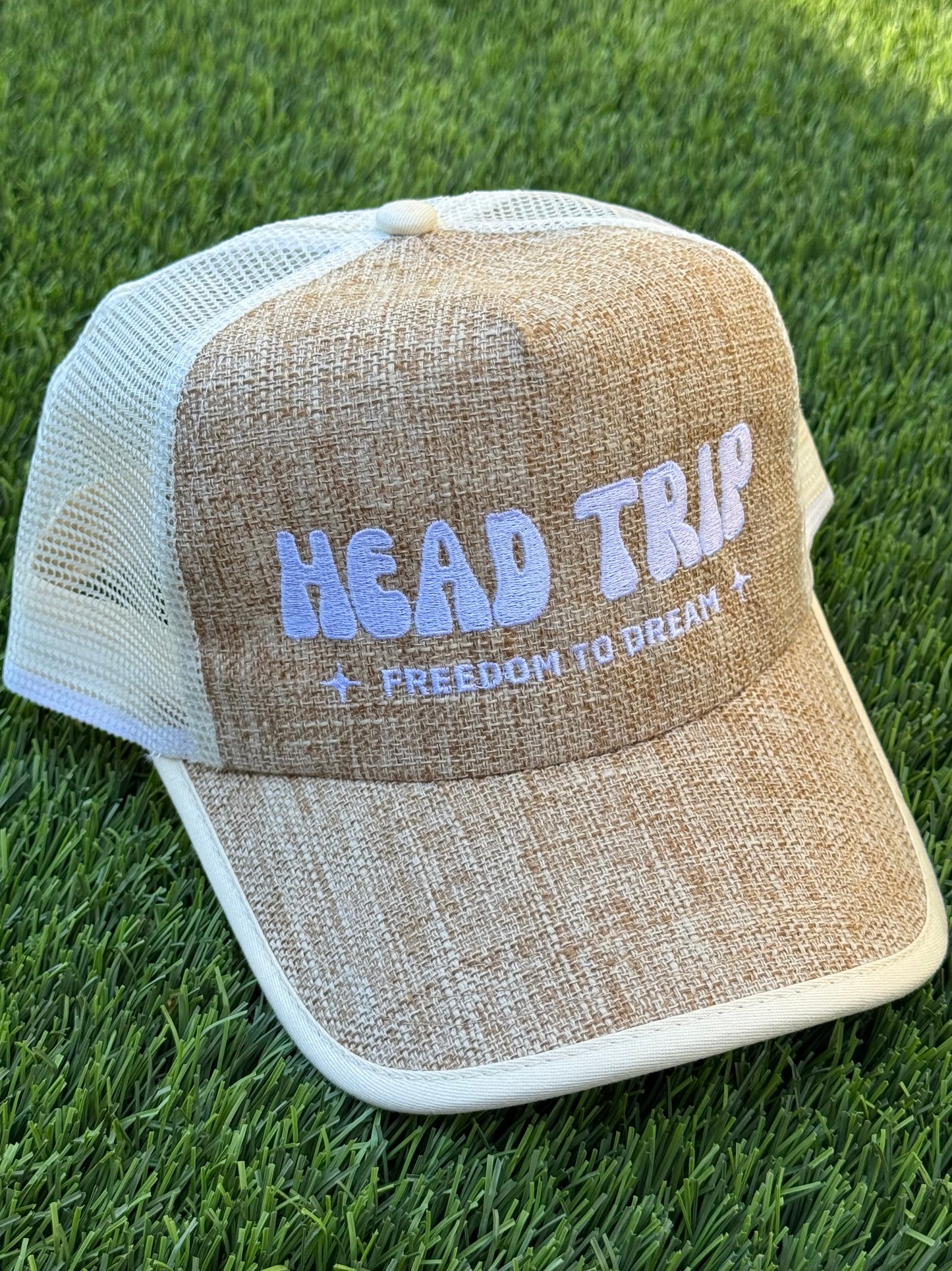 Pam's Head Trip Trucker Hat