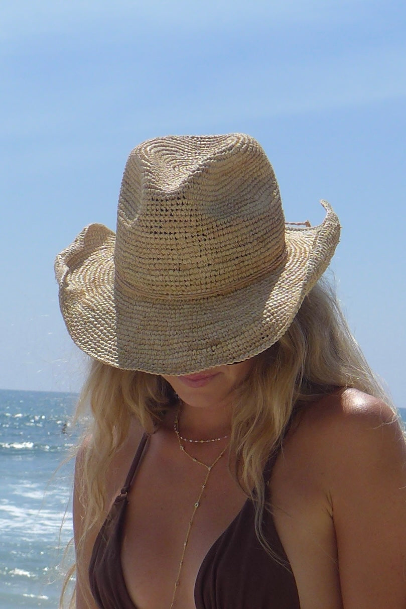 Raffia Cowboy Hat
