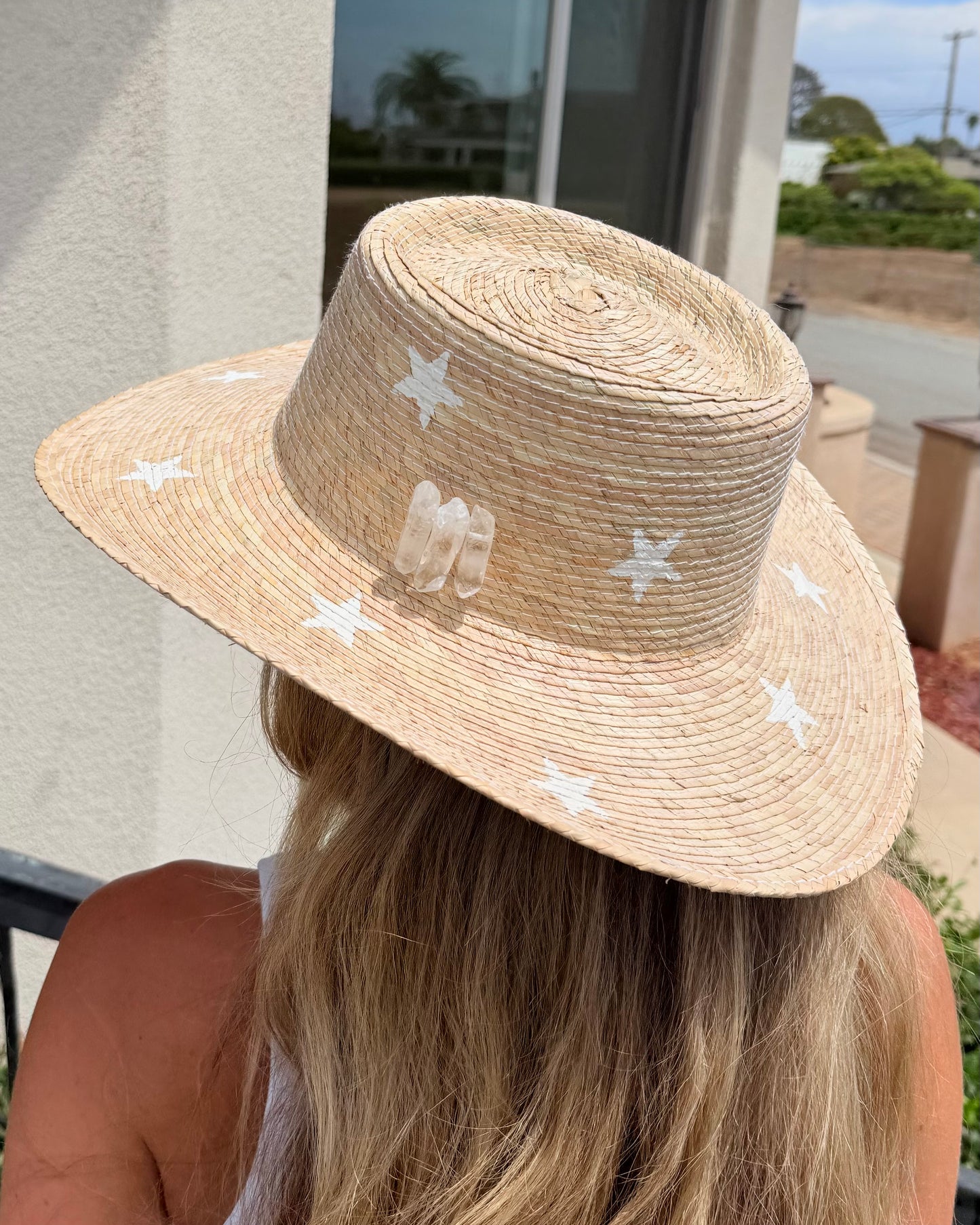 1 of 1: White Star Gambler Hat