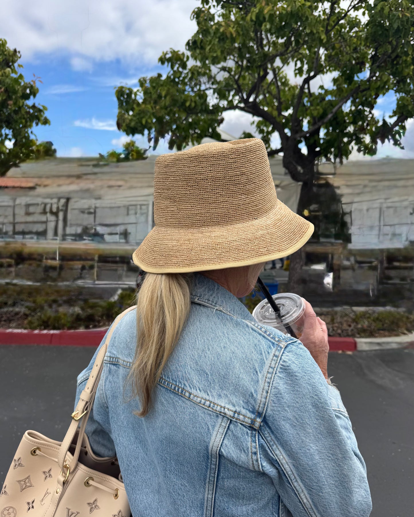 Raffia Bucket Hat