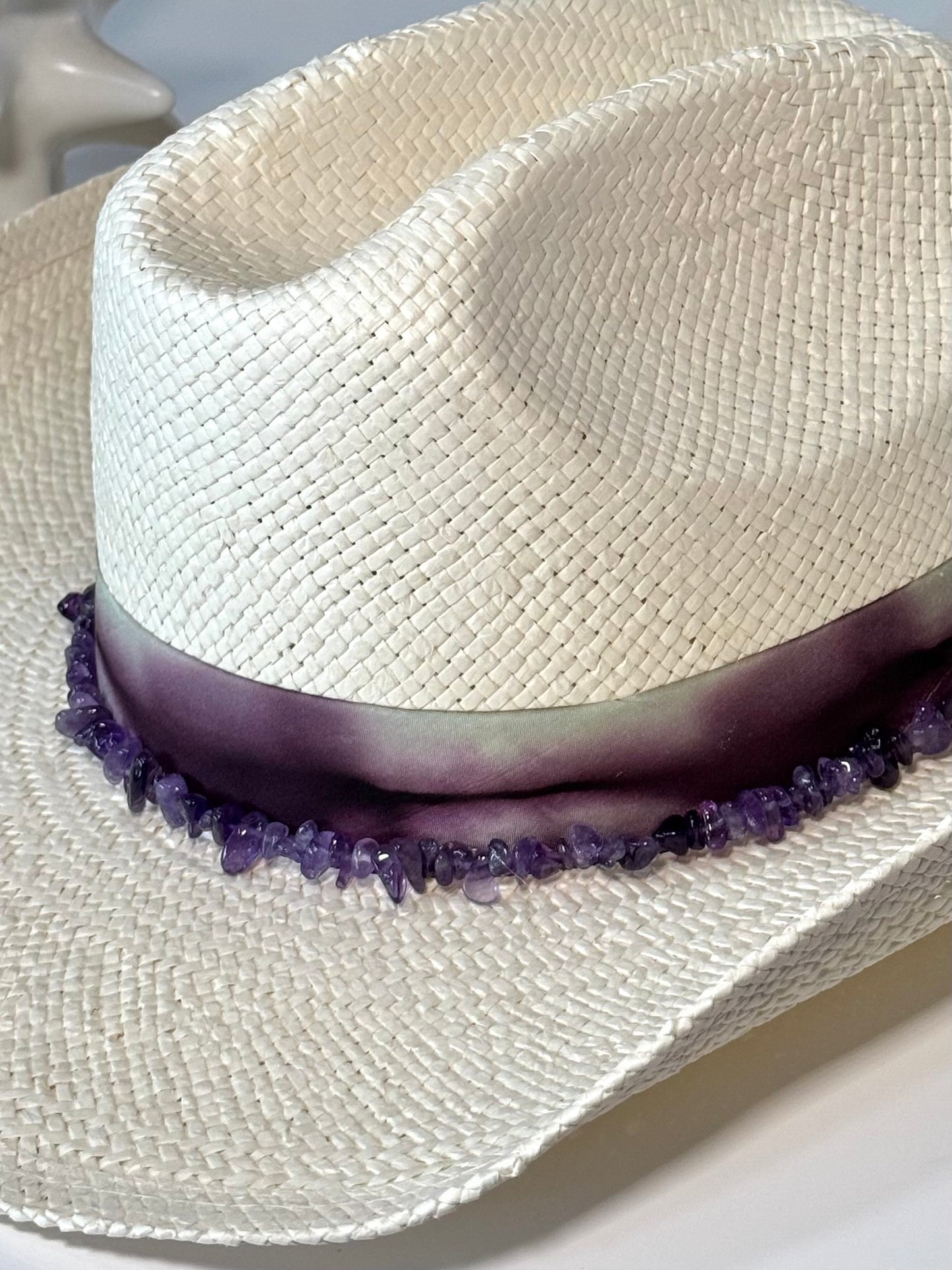 Amethyst Crystal Cowboy Hat