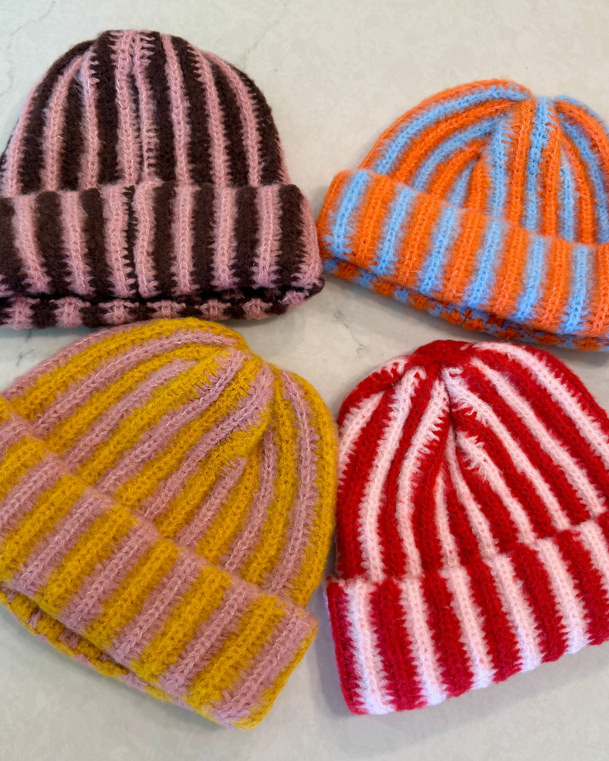 Colorful Knitted Beanies