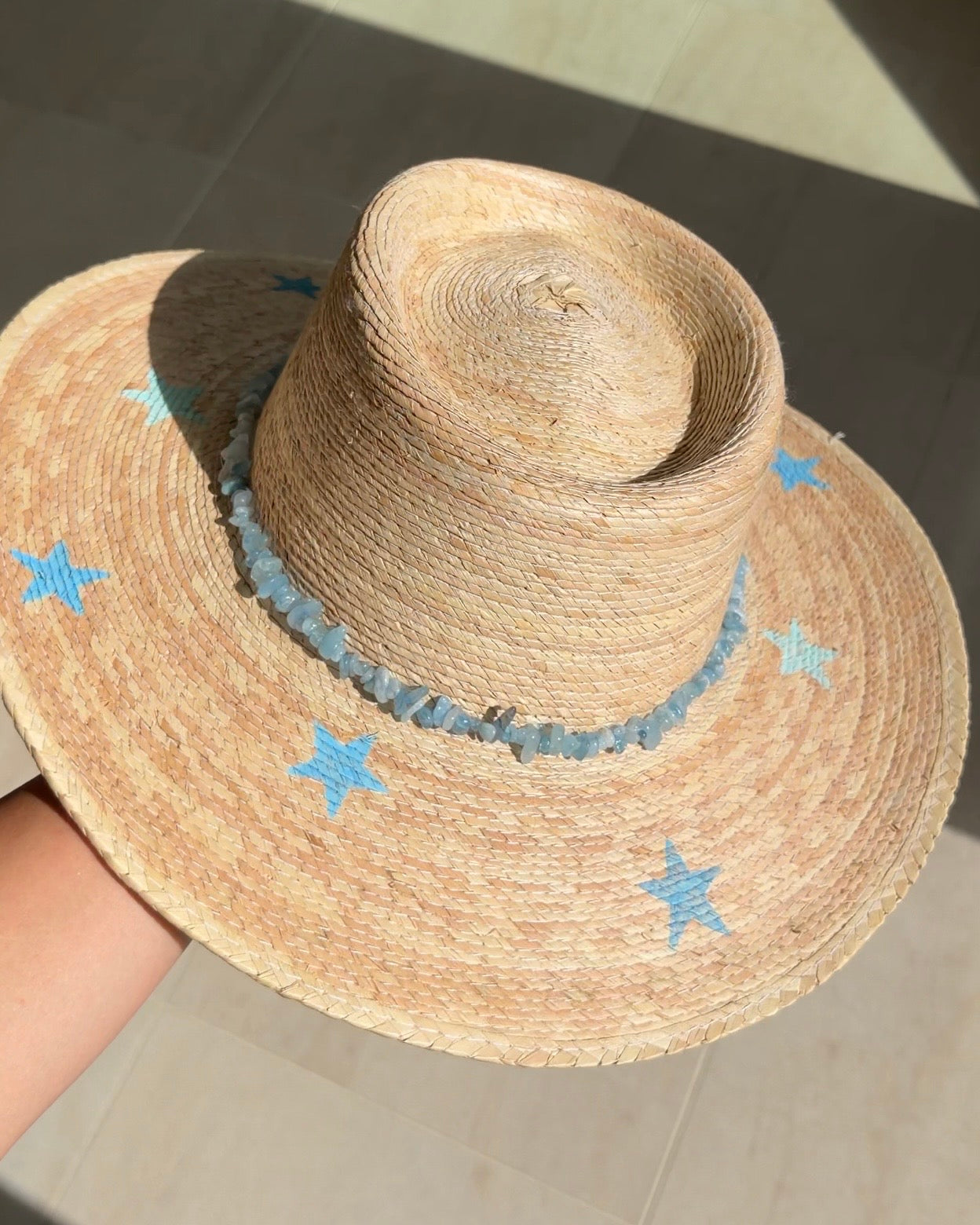 1 of 1: Blue Star Gambler Hat