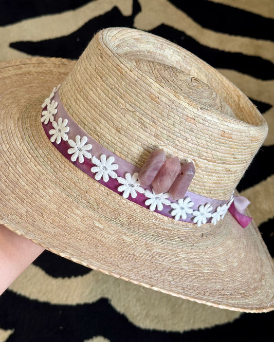 1 of 1: Purple Girl Gambler Hat