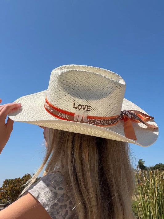 1 of 1: LOVE Cowboy Hat