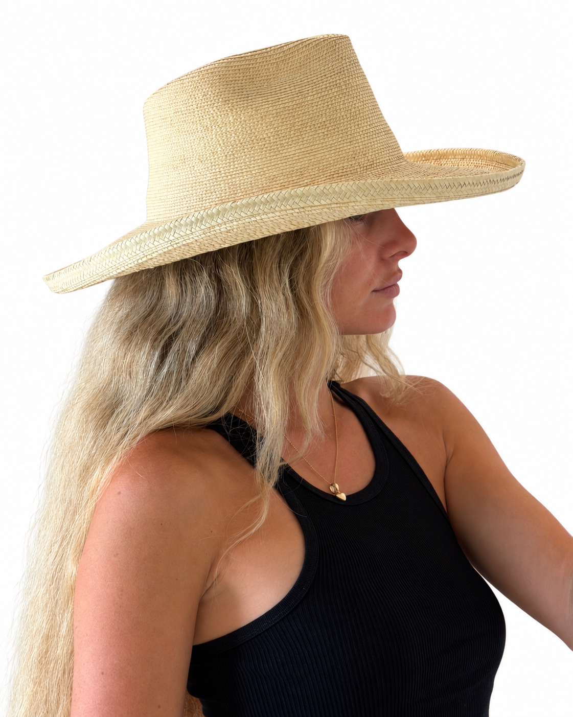 Premium Palm Leaf Western Hat