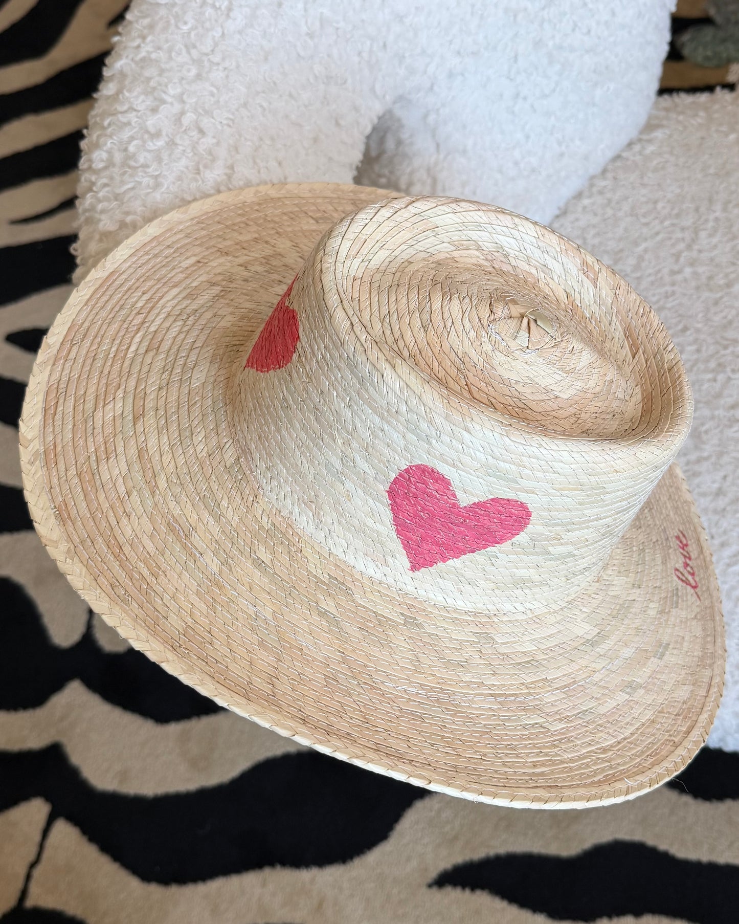 1 of 1: Pink Lover Gambler Hat