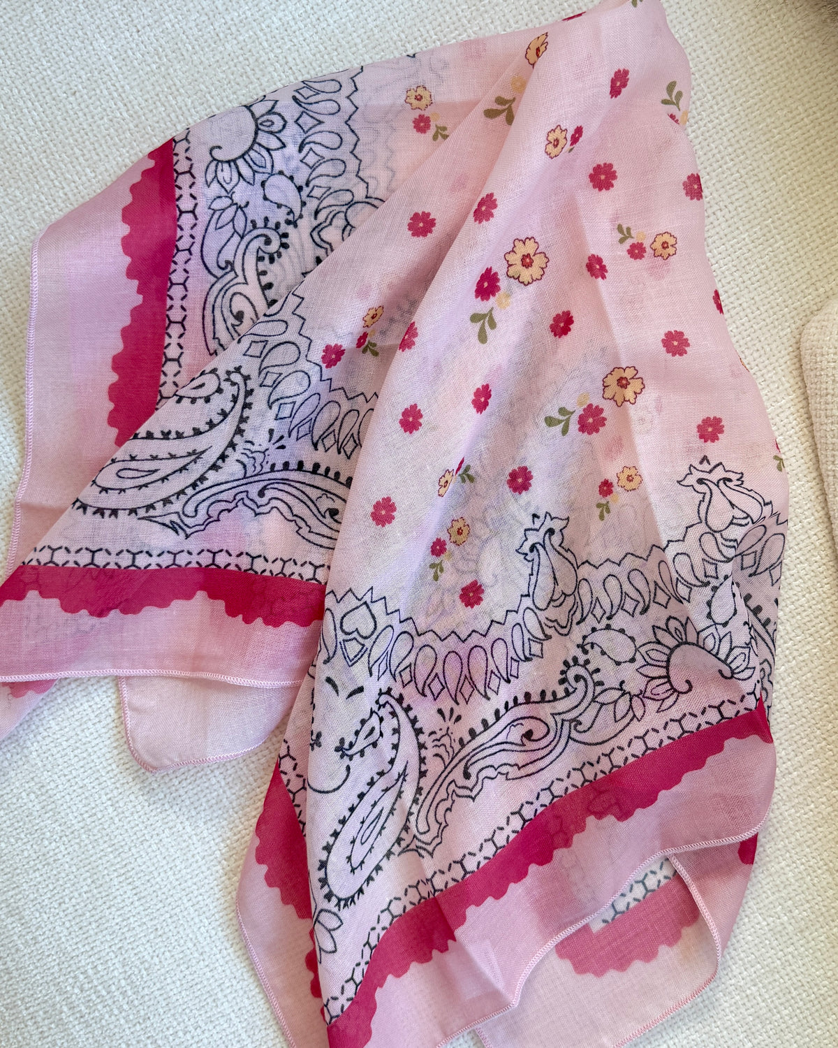 Pink Head Scarfs