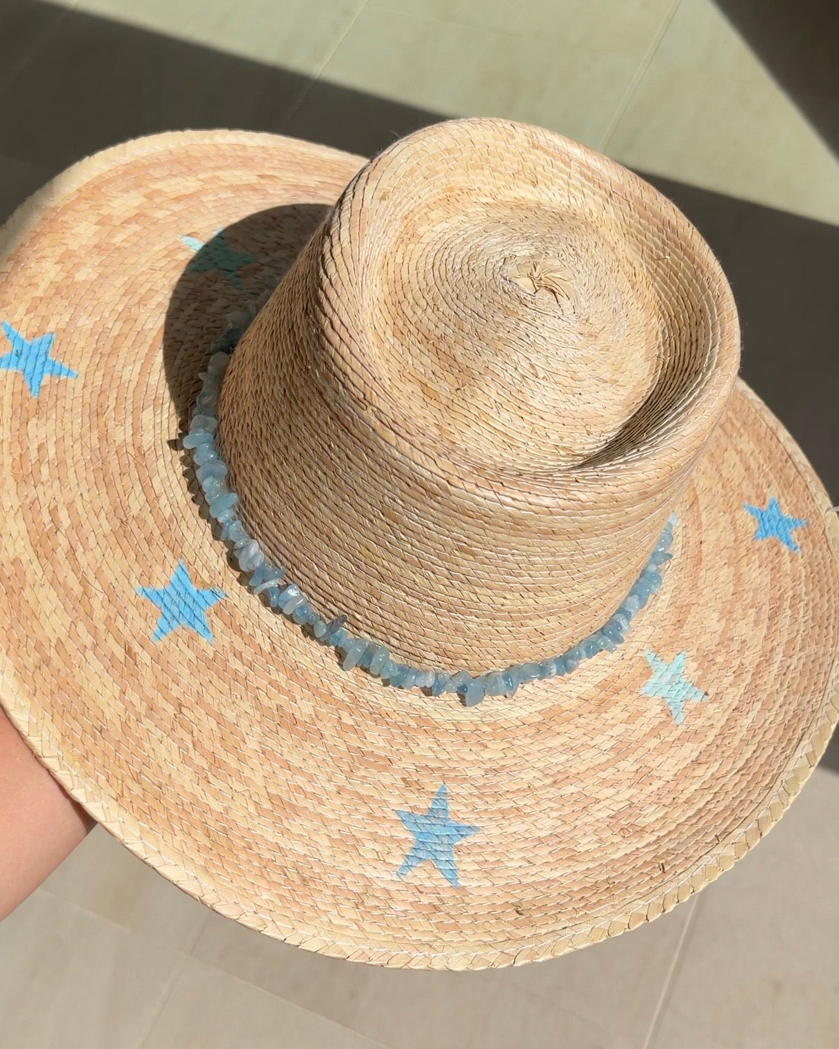 1 of 1: Blue Star Gambler Hat