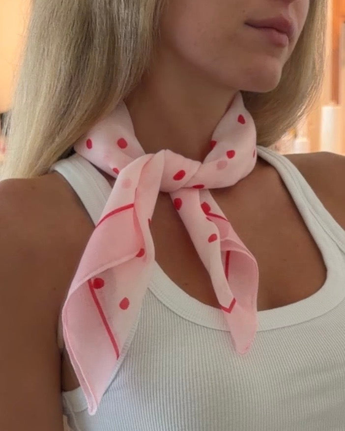 Pink Head Scarfs