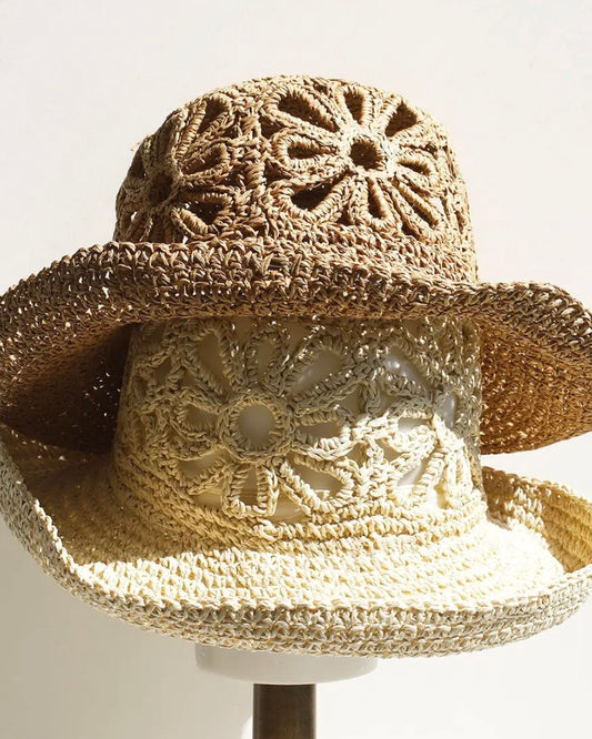 Flower Crochet Bucket Hats
