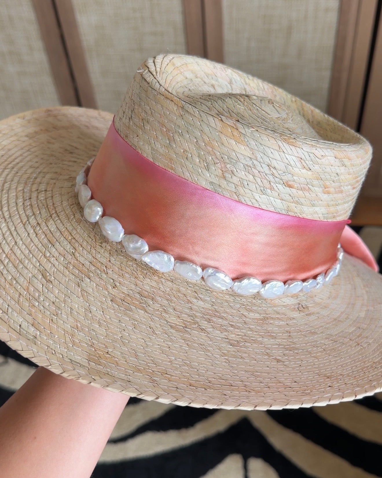 1 of 1: Creamsicle Pearl Gambler Hat
