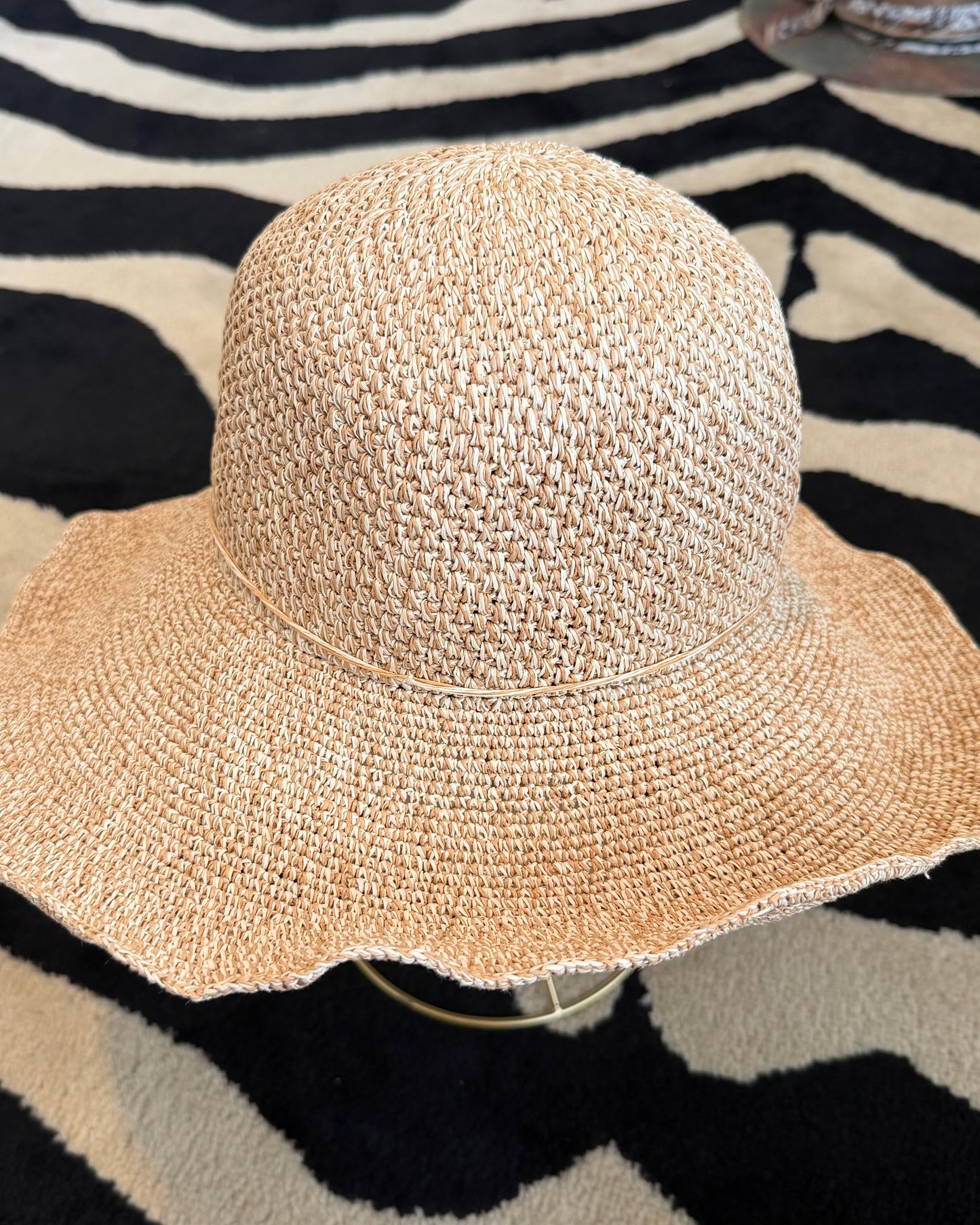 Honey Beige Capri Hat