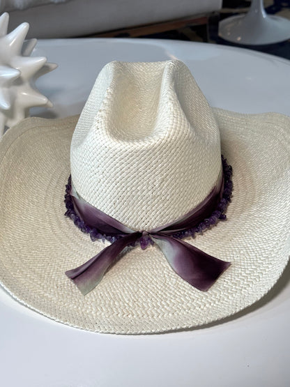 Amethyst Crystal Cowboy Hat