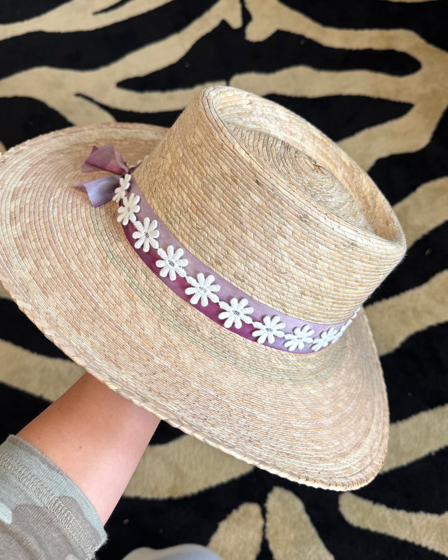 1 of 1: Purple Girl Gambler Hat