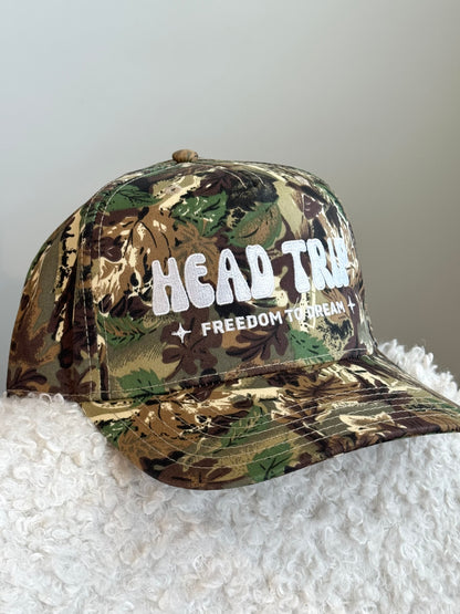 Camo Embroidered Trucker