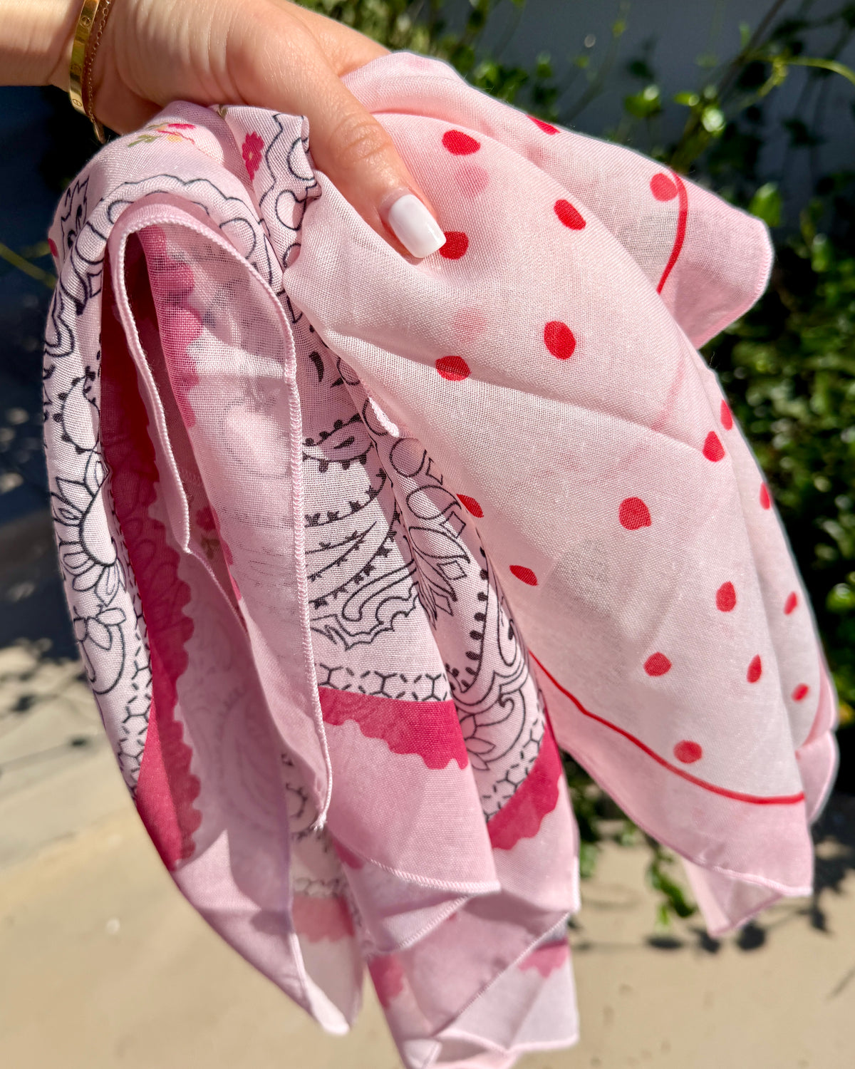 Pink Head Scarfs
