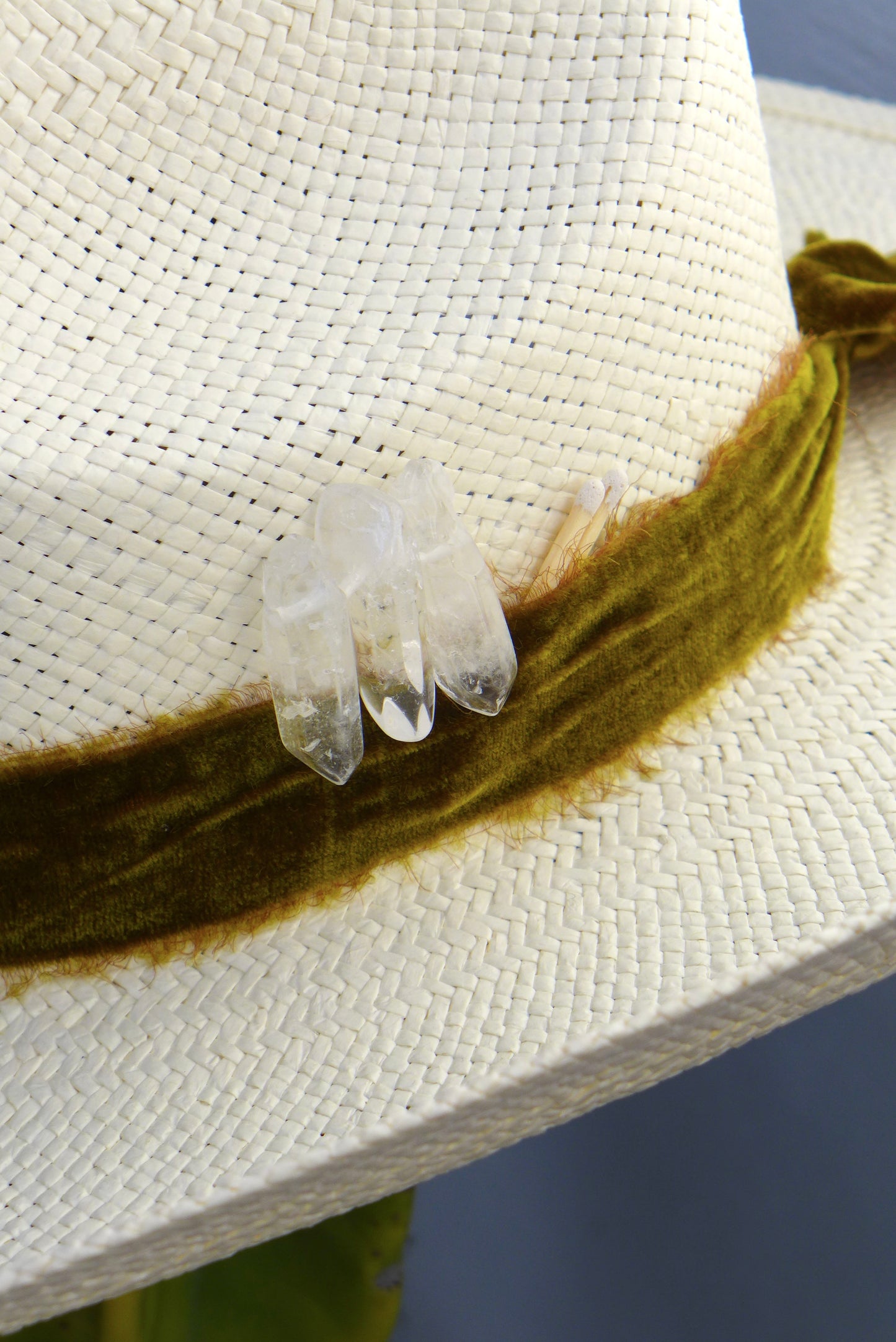Green Velvet Cowboy Hat