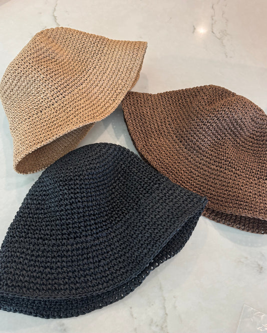 Woven Bucket Hats