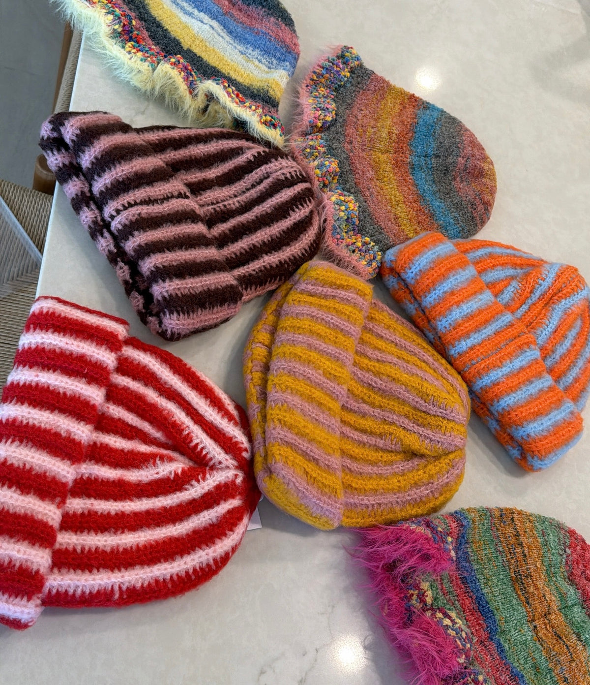Colorful Knitted Beanies