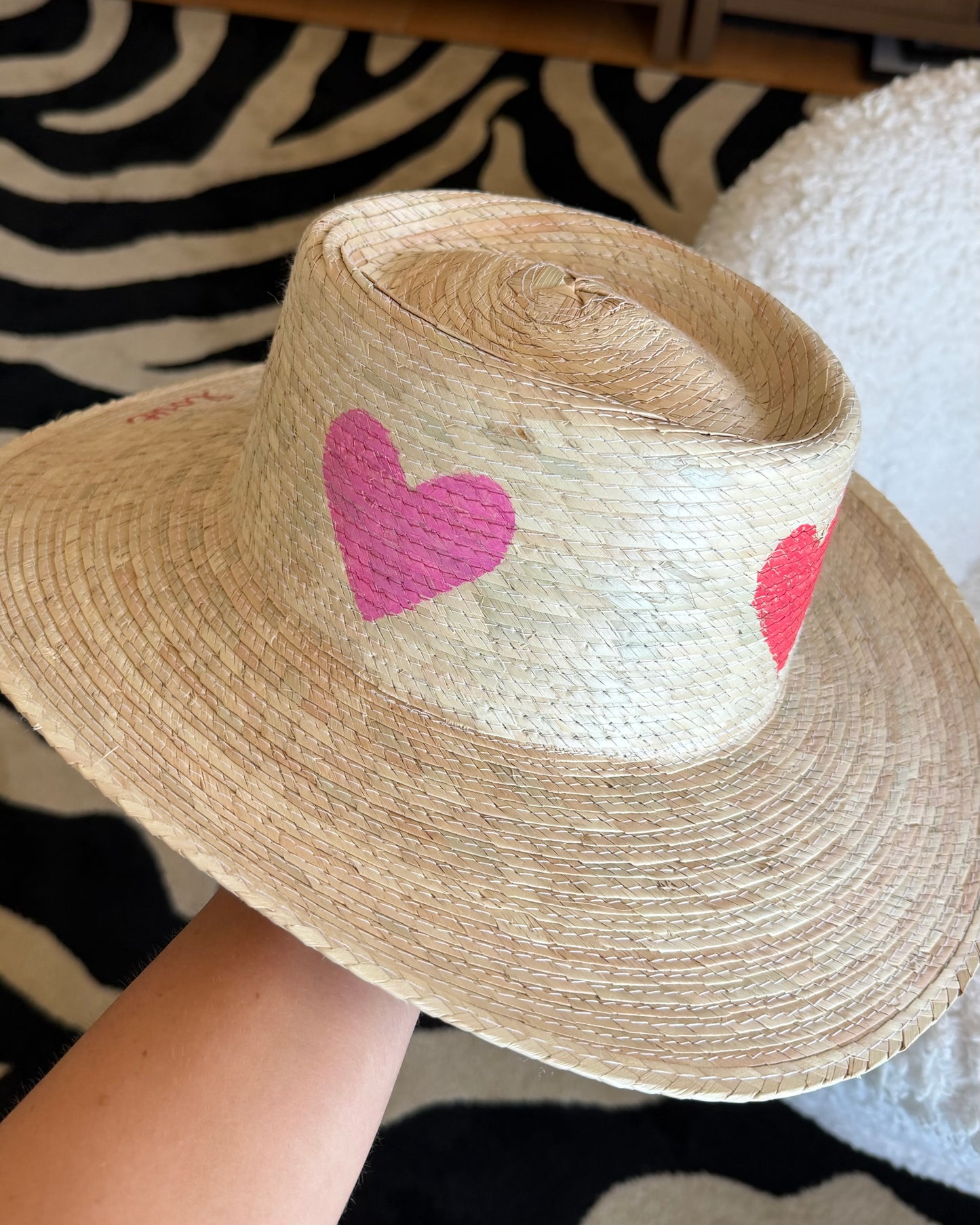 1 of 1: Pink Lover Gambler Hat