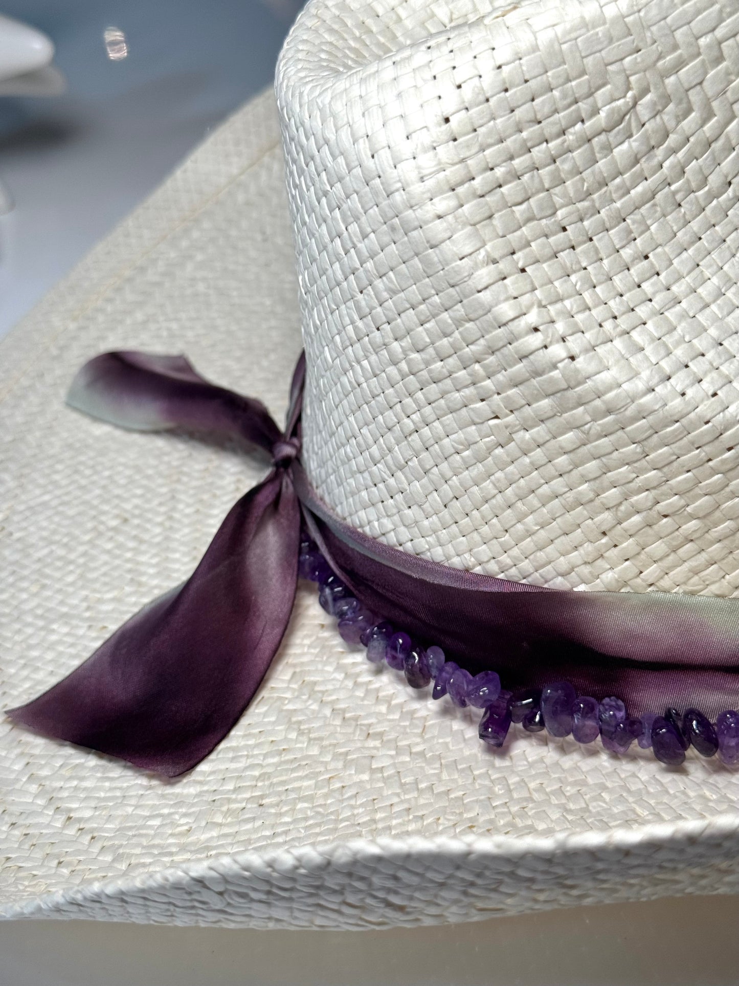 Amethyst Crystal Cowboy Hat