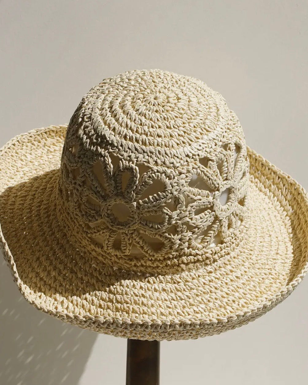 Flower Crochet Bucket Hats
