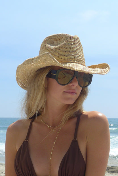 Raffia Cowboy Hat