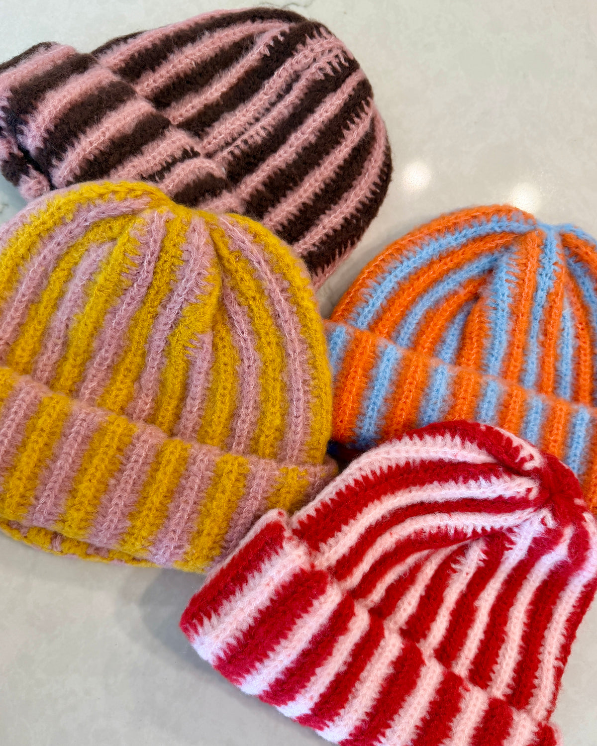Colorful Knitted Beanies