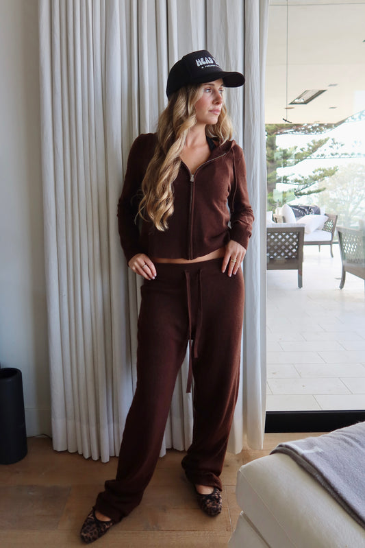Mocha Cozy Loungewear Pant