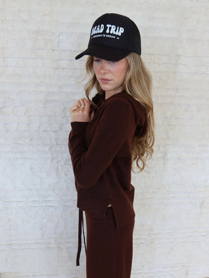 Mocha Cozy Zipper Jacket