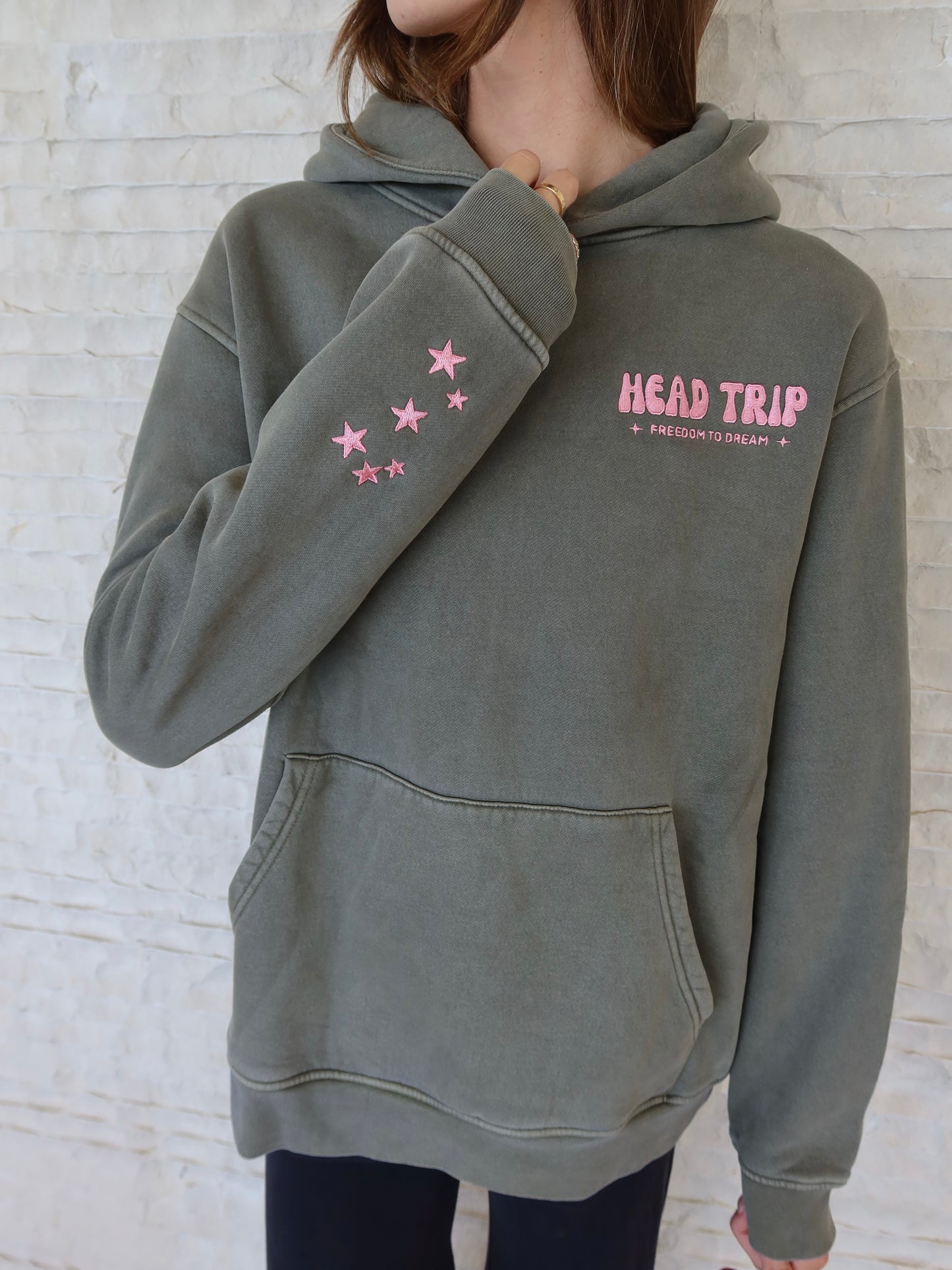 Head Trip Embroidered Hoodie