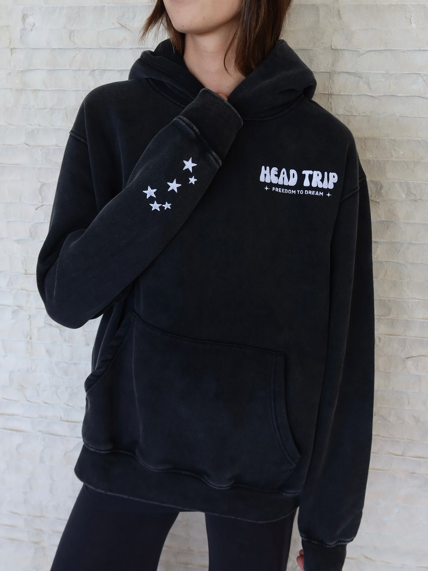 Head Trip Embroidered Hoodie