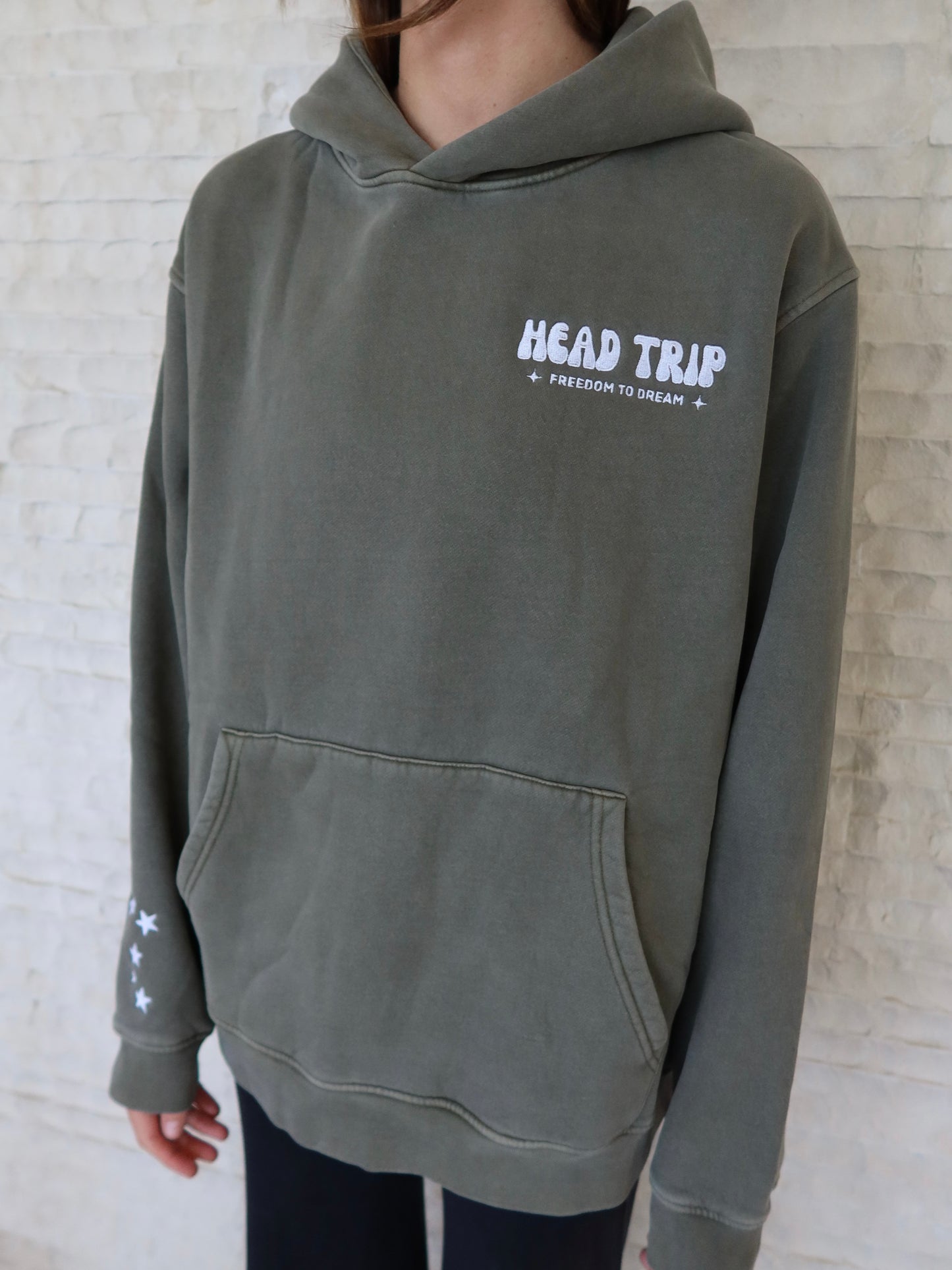 Head Trip Embroidered Hoodie