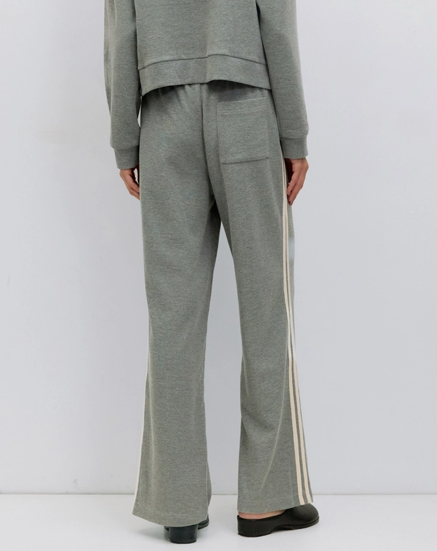 Waffle Knit Pant in Grey